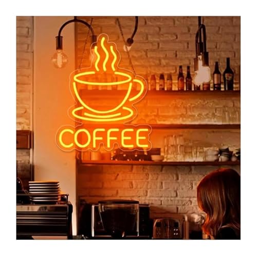 Enseigne tasse à café au néon LED avec luminosité réglable 32x39cm - 3