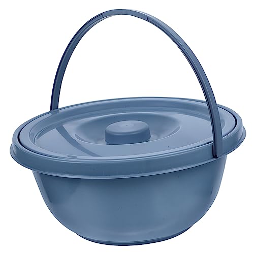 minkissy Bedpans for Elderly Women Safe Sturdy Household Chamber Pot Easy to Clean Urine Bucket Random Style