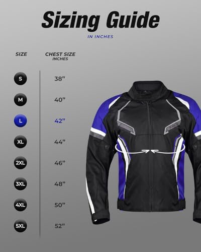 Image of Motorcycle Jacket for Men & Women All Season Hi Viz Armored Safe Riding Enduro Dual Sport Motorbike Adventure Touring Jacket