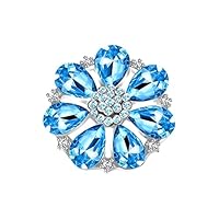 Andante CHUNK Click-Button Druckknopf für Chunk-Armbänder, Chunk-Ringe und andere Chunk-Accessoires - Blume