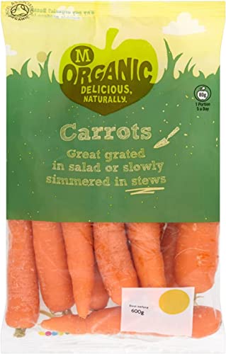 Morrisons Organic Carrots 600g Pack of 1