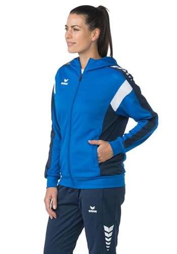 Erima CELEBRATE 125 Veste d'entraînement avec capuche (1032537) Femme, new roy/new navy, 38