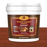 Seal Stain & Sealer & Preservative for Wood, Flexible Crack-Resistant Finish,Outdoor Deck and Fence - All-in-One Exterior Wood Stain and Waterproofing Sealant – UV Protection - 1 Gallon,Pecan