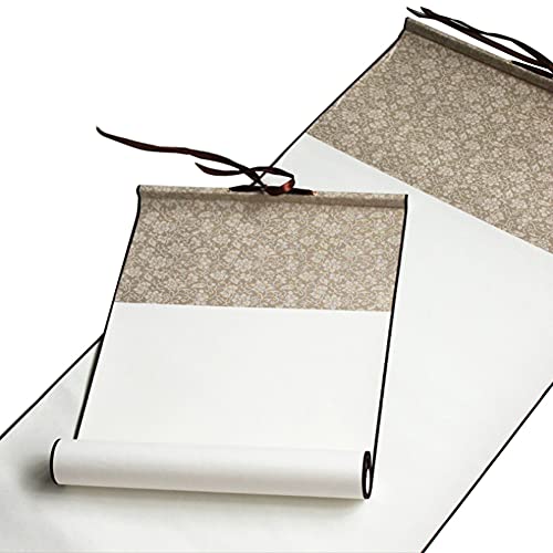 Tong Gu 1X Blank Xuan Paper Scroll Painting Chinese Writing Wall Scrolls Calligraphy Art Supply (M)
