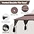 ECOTOUGE Outdoor Gazebo 10'x13', Heavy Duty Canopy Tent with Metal Corner Frame Shelves & Soft Double Roofs, Party Tent Shelter with Mosquito Netting for Patio, Deck, Backyard, Brown