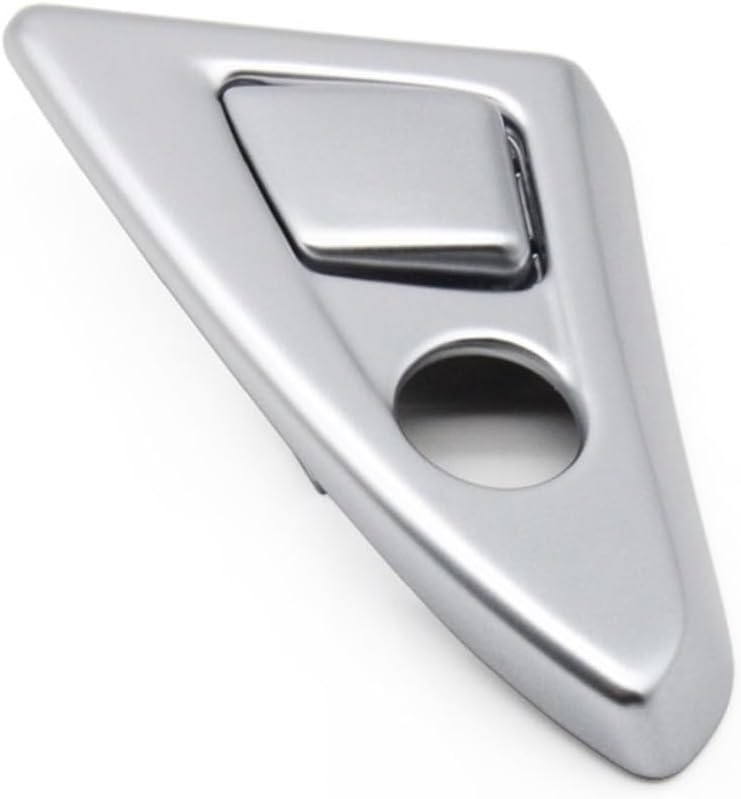 LHD RHD Central Armrest Glove Case Switch Catch Button Cover Compatible 5 Series F10 F11 F18 520 523 525 528 530 535 2011-2017(RHD Model A Silver)