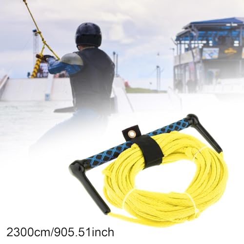YueShengYCHUANG ウェイクボードロープ ハンドル付き 23.8m