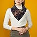 Zeus God Greek Mythology Silk Like Head Scarf for Women Bandana for Hair Wrapping Fashion Accessory Square Hair Scarves 25