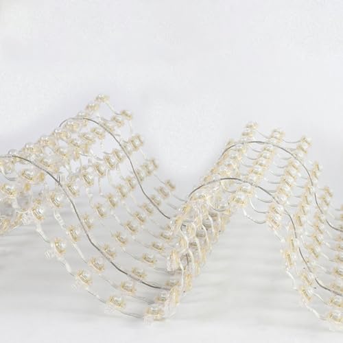 LED Flexible Transparent Grid Screen LED Grid Screen Flexible Curtain Wall Advertising Screen 2CM Point Source Screen 338 Lights (Size : 3 * 5m)