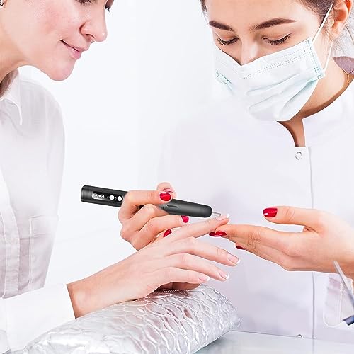MAYCREATE® Nail Drill Machine with Drill Bit 3 Speeds USB Nail Drill Machine for Acrylic Gel Nail, Salon Nail Drill Machine Portable Manicure Pedicure Drill for Nair Art, DIY... - Image 7