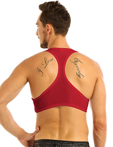 Men's Bodybuilding Workout Gym Muscle Half Tank Top Vest Sleeveless T-Shirts Crop Tops3