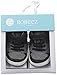 Robeez Boy's High Top Sneaker - Mini Shoez Shoe, Zachary - Black, 18-24 Months M US Infant