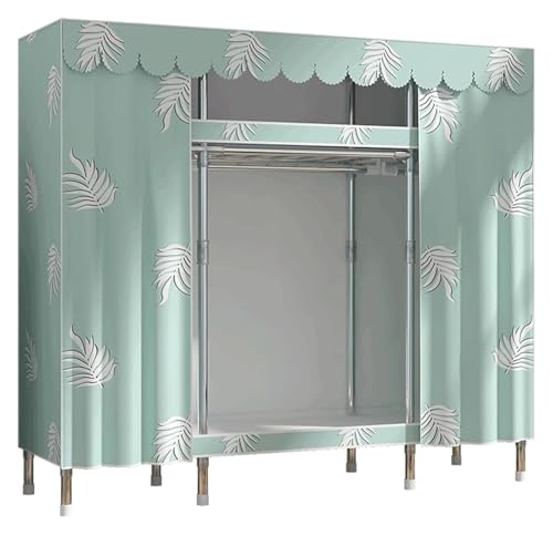 Armoire portable en toile grand format dressing tissu 3 penderies chambre adulte