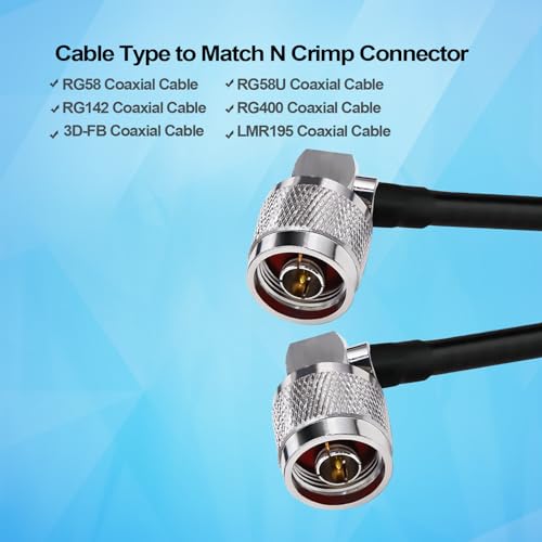 Conector N Macho Ángulo Derecho 5 piezas TUOLNK miniatura 4