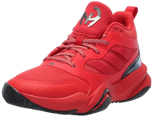 adidas Mahomes 2 Impact FLX Turf American Football Training Sneaker, Team Collegiate Red/Team Collegiate Red/Black, 5 US Unisex Big Kid
