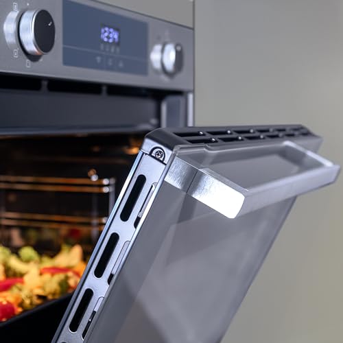 Cecotec Four Multifonction 60cm Bolero Hexa M226000 Glass Grey A. 2800W, 72L, 7 Fonctions, Mode Grill, Grill ventilé, Mode Convection, Defrost, Base vapeur X2, Steam EasyClean, Steam Assist
