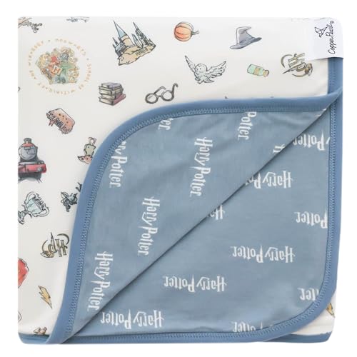 Image of Copper Pearl Wizarding World Three-Layer Quilt: Soft, Breathable, Cozy Blanket for Boys & Girls | Toddler & Newborn | 46x46 Premium Polyester/Rayon