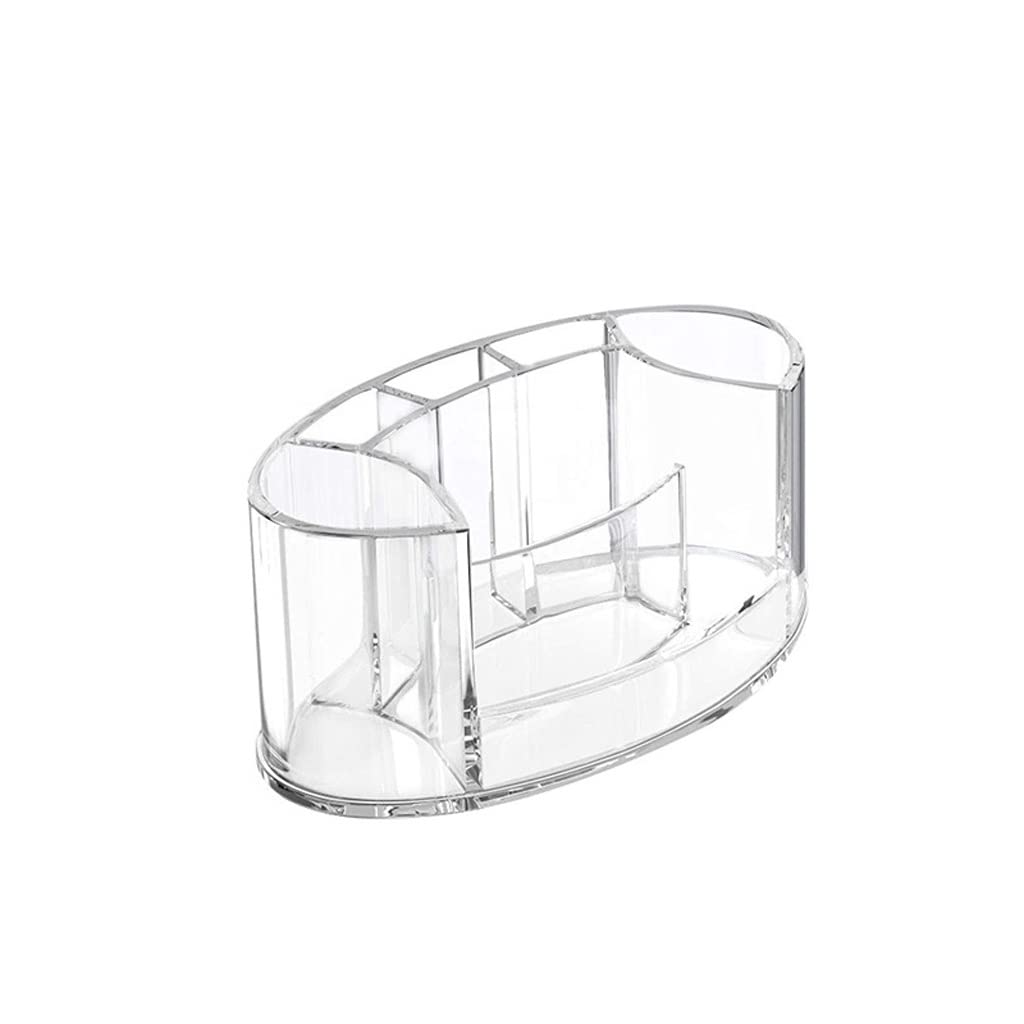 Boîte de rangement de maquillage et porte-stylo transparent pour trier vos pinceaux