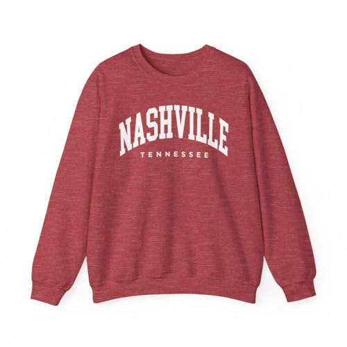 Nashville Tennessee Adult Unisex Crewneck Sweatshirt