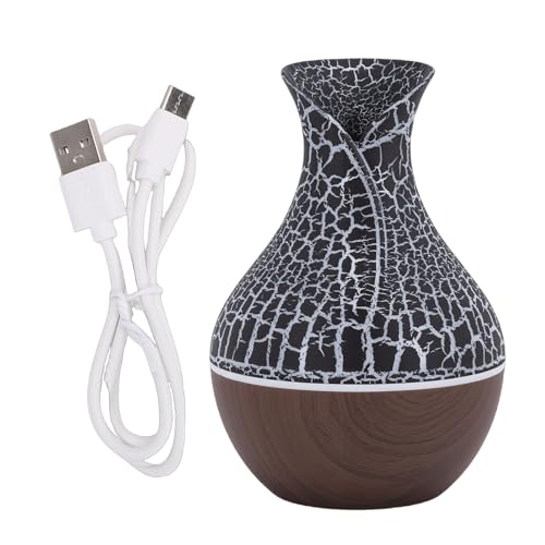Difusor aromático eléctrico portátil de 100ml con luces coloridas miniatura 6