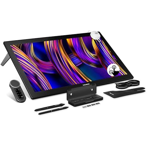 HUION KAMVAS Pro 27 (144Hz) 4K UHD Touchscreen Drawing Tablet, PenTech 4.0