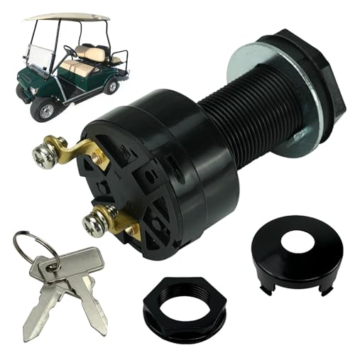 Golf Cart Starter Key Switch for DS 1996-Up with 2 Terminals 101826201 36V