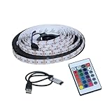 GSYFDZSWZX Fengyan Landscape Lights LED Strip Light USB Powered 5V RGB 60leds/m 5050SMD USB Light IP33 IP65 Waterproof Ribbon Tape for TV PC Backgroud Lighting LED Street Lamp