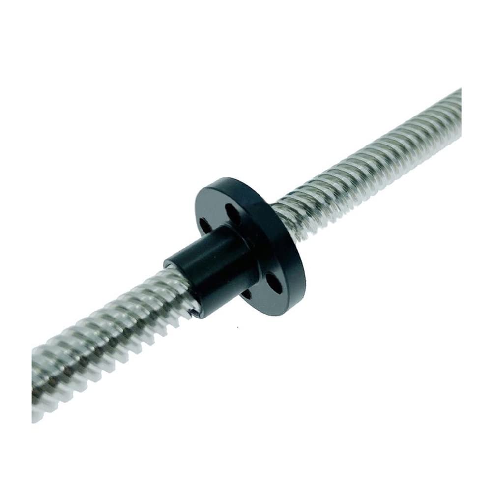 YooSz 1pc 3D Printer Parts Black TR8 lead screw POM nut T8 nut trapezoidal screw P-O-M lead 1mm 2mm 4mm 8mm 12mm Accessories 3D Printers Parts T8 Lead Screw 3D Printers Parts T8 Lead Screw