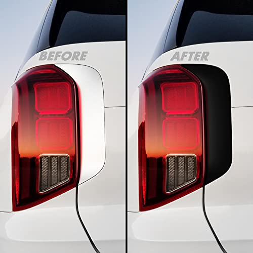 SlickMod Chrome Delete Blackout Vinyl Overlay for 2020-2023 Hyundai Palisade Tailgate Trim (Gloss Black)