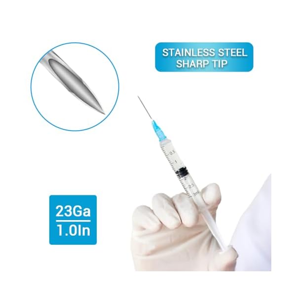 100-Pack-Disposable-3ml-Lab-Syringes-with-23Ga-1-Inch-Needle-Luer-Lock-Individually-Sterile-Wrapped 100-Pack-Disposable-3ml-Lab-Syringes-with-23Ga-1-Inch-Needle-Luer-Lock-Individually-Sterile-Wrapped