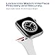 Armband für Apple Watch 38/40/41mm, 42/44/45/46/49mm, Infektionskontrolle Design Pin Fob für Krankenschwestern Hebammen Ärzte Gesundheitswesen (Weiß, 42mm(Series 3)/44mm/45mm/46mm/49mm)