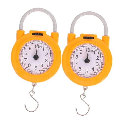 FOMIYES Tragbare Gewichtswaage Angelwaage Mechanische Digitalwaage Mit Zifferblatt Tragbare Handwaage Angelwaage Fischwaage Personenwaage Angelwaagen