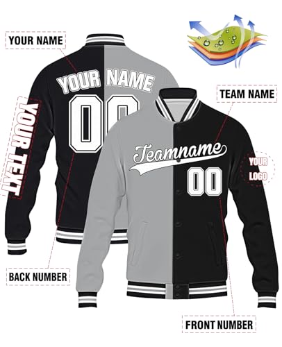Custom Varsity Jacket Personalized Baseball Jackets Men Women Youth Customized Name Number Logo4