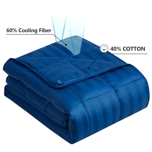 anfie Cobertor pesado (203 x 221 cm, 9 kg), ultramacio, aconchegante e refrescante para adultos, cob