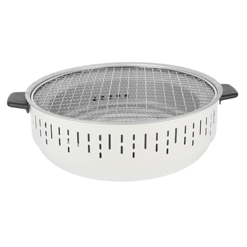 GAROZATION Parrilla, Barbacoa, Estufa De Carbón, Estufa Para Cocinar Al Aire Libre, Estufa De Carbón Pequeña, Accesorios Para Acampar, Elementos Esenciales Para Cocinar En Camping, Estufa De