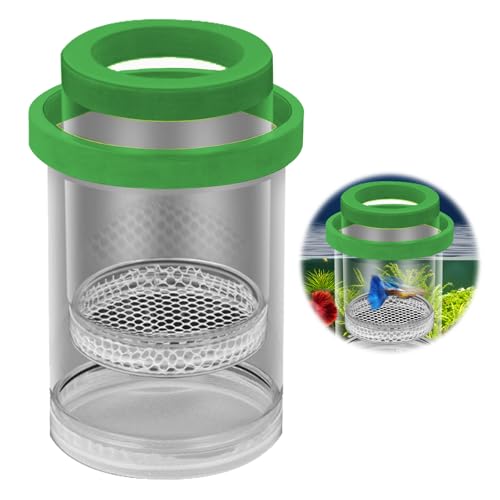 PAVIKE水槽 隔離ケース【12.3*8.5cm】浮遊魚の繁殖ボックス 魚の飼育ボックス メダカ 隔離ネット 水族館アクセサリー、稚魚保護、使いやすく、飼育、孵化、隔離などに適し