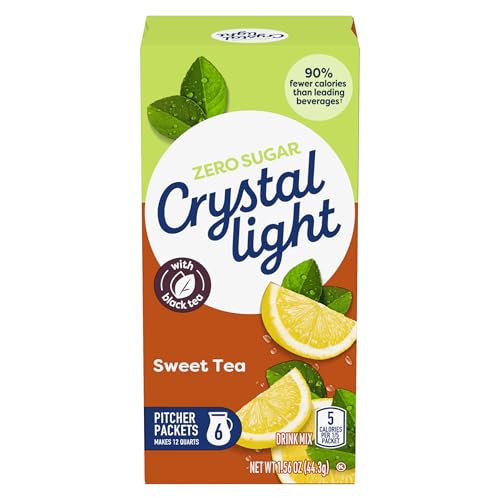Crystal Light Sweet Tea Naturally Flavored Powdered Drink Mix, 6