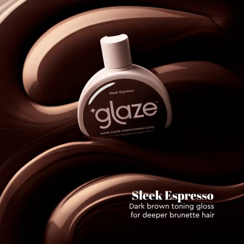 Glaze Super Color Conditioning Gloss 6.4Fl.oz (2-3 Hair Treatments) Award Winning Hair Gloss Treatment & Semi-Permanent Hair Dye. No Mix, No Mess Hair Mask Colorant - Guaranteed Results In 10 Minutes #TOP2