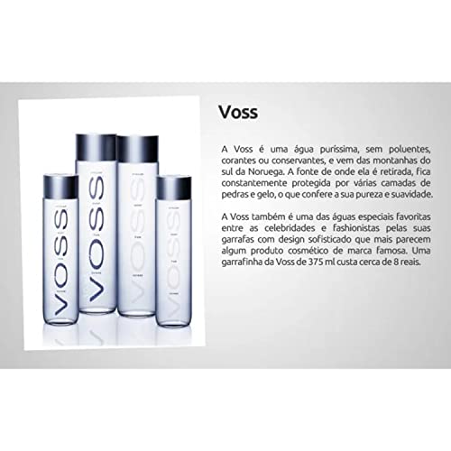 Água Mineral Voss Sem Gás Garrafa De Vidro 375ml
