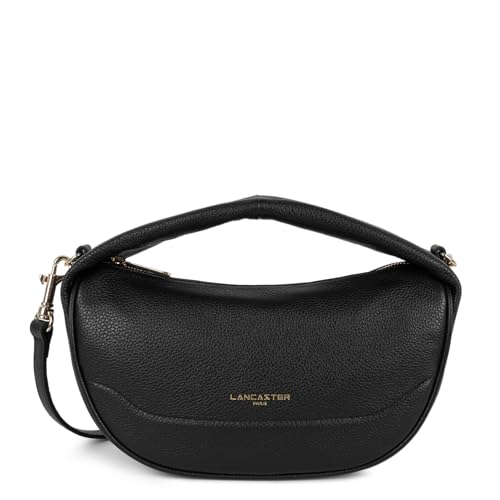 Vanity LANCASTER Foulonné Cerceau Noir en cuir grainé haut de gamme pour femme