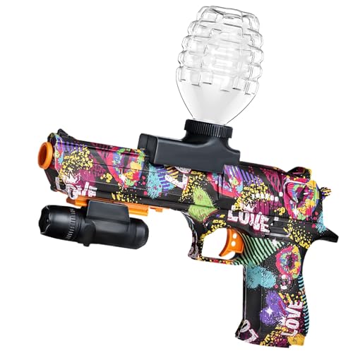 Anstoy Automatic Gel Ball Blaster, Light Waterproof Splatter Ball Blaster Gelfire Toy with Gel Rounds, Sight & Eyewear for Orby Outdoor Shooting Game Party Gift Ages 14 & Up - PoP