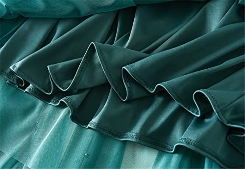 Robe mi-longue en tulle extensible taille unique pour sublimer toutes les morphologies - 7