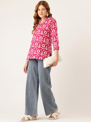 Image of feranoid Stylish Women's Printed Kurti - Comfort Meets Elegance| (S to XXL)