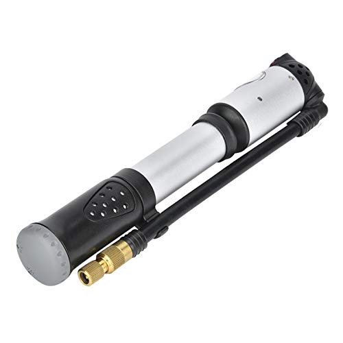 Fahrradpumpe Fahrradpumpe 300 PSI Handluftpumpe Schlauch Manometer Fahrrad-Gummireifen for Schrader/Presta Ventil Gabel Tragbare Minipumpe