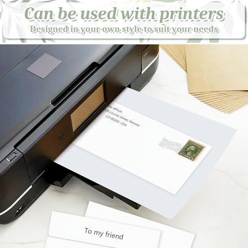 Image of Mulbozy 50Pcs #10 Envelopes Letter Size Windowless Self Seal Security