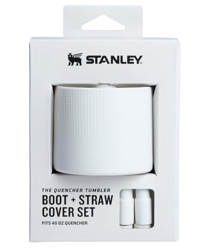 Image of Stanley Quencher Boot and Straw Cover Cap | Anti-Slip Silicone Protector for Tumbler with Handle | Accessory Set for Stainless Steel Drinking Cup | BPA-Free