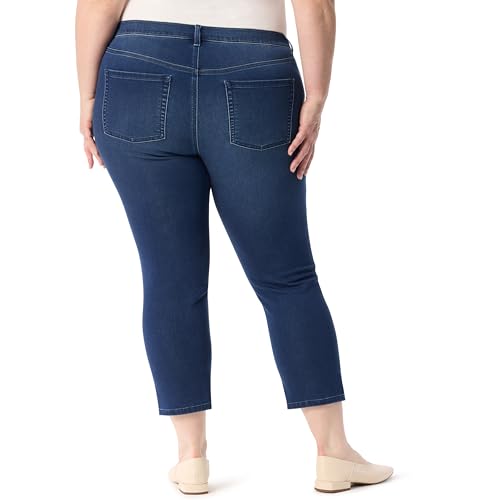 Gloria Vanderbilt Women's Cali 5-Pocket High Rise Straight Leg Ankle Standard3