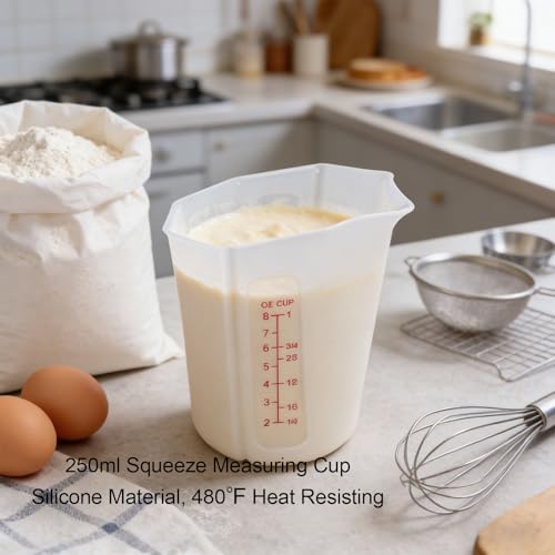 Vaso medidor de silicona 250 ml miniatura 3