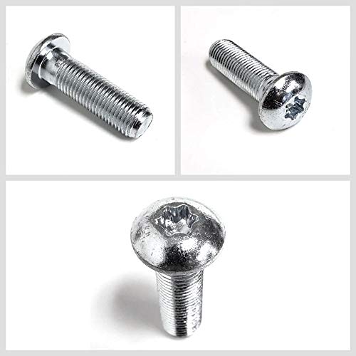 Universal Crossmember Bolt Kit Nut+Washer Works with Standard Dry Van Cargo Semi Horse Utility Trailers (Bolts 3/8?-24 Thread) (KITTX06M)