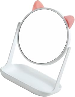 DOITOOL 1pc Desktop Plastic Makeup Mirror Rot...